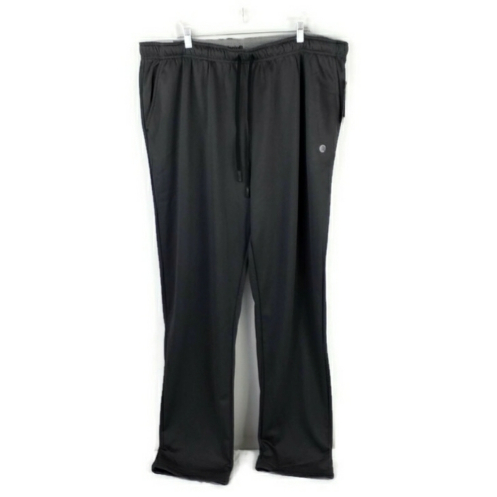 Solaris Gray Pullon Drawstring Waist Fleece Straight Leg Athletic Pant Mens 3XT